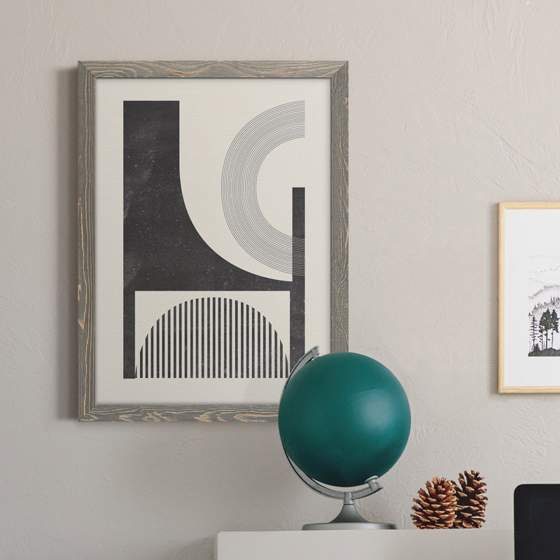 Toile encadrée Premium Inconnu Space II - Prêt à être accroché, H 31 po x l 44 po x P 1 po, Cadre gris