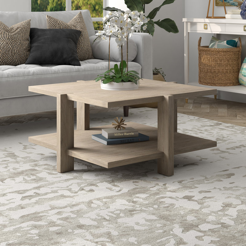 Ingrid Coffee Table, Gray Oak