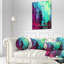 Abstrait numérique - coussin imprimé abstrait