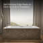 Baignoire de massage à bulles d'air rectangulaire avec drain central 72 "x 42" avec drain central-51573570