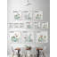 Triptyque de bouteilles florales-553476583