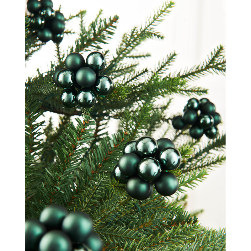 11cm Solid Colour Plastic / Acrylic Bauble, Sage Green