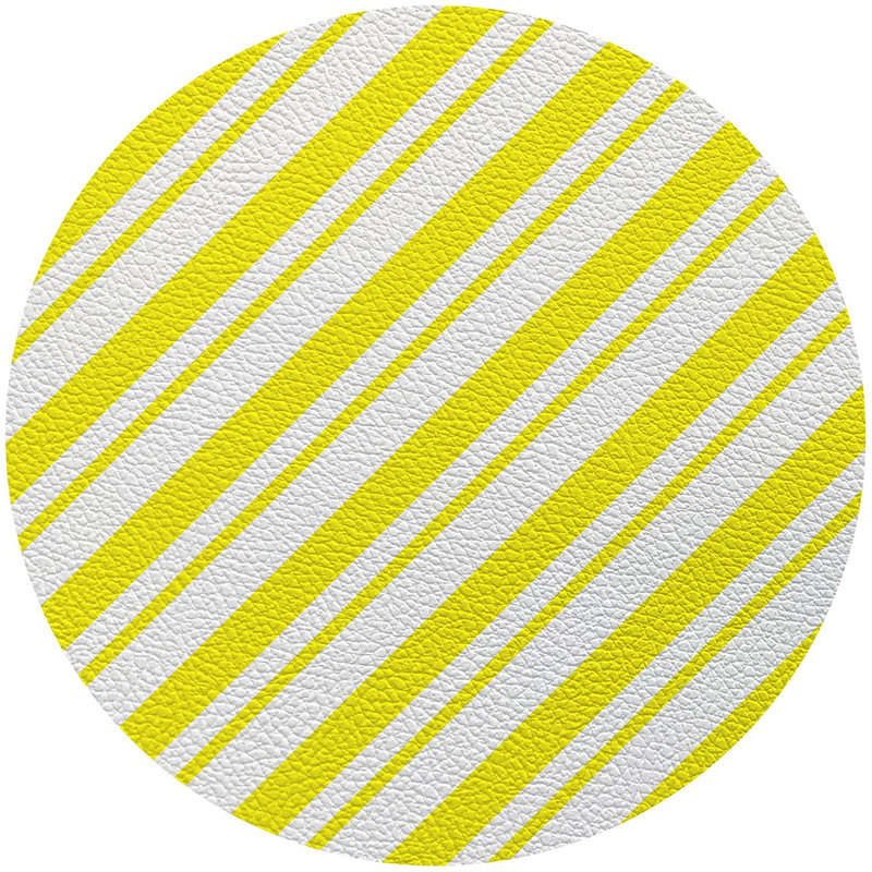 Napperon Candy Cane, Jaune, Rayures 2