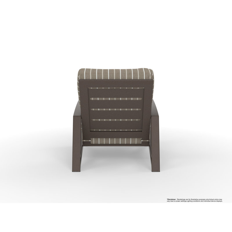 Arc Outdoor Lounge Chair, Sensory Granite, Copper Creek