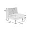 5 modulaires de salon, tissu minéral, style contemporain, 2 chaises sans accoudoirs, 33 po x 27 po x 31 po, modulaire 5 pièces, couleur, design classique, coussins décoratifs-1044172941