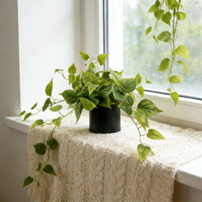 Paquet de 1 plante artificielle en pot artificiel pour bureau à domicile