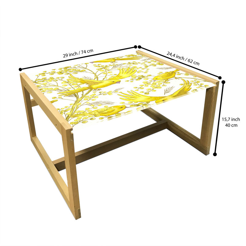 Jacobia Sled Coffee Table, 62cm H x 74cm W x 40cm D