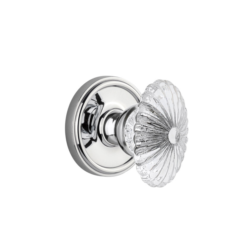 Poignée de porte Grandeur Georgetown, 2-3/4", Chrome brillant
