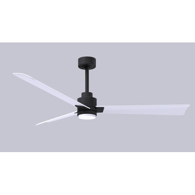 Alessandra - Three Blade Transitional Ceiling Fan -LED