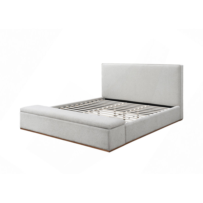 Linen Bed With Storage, King