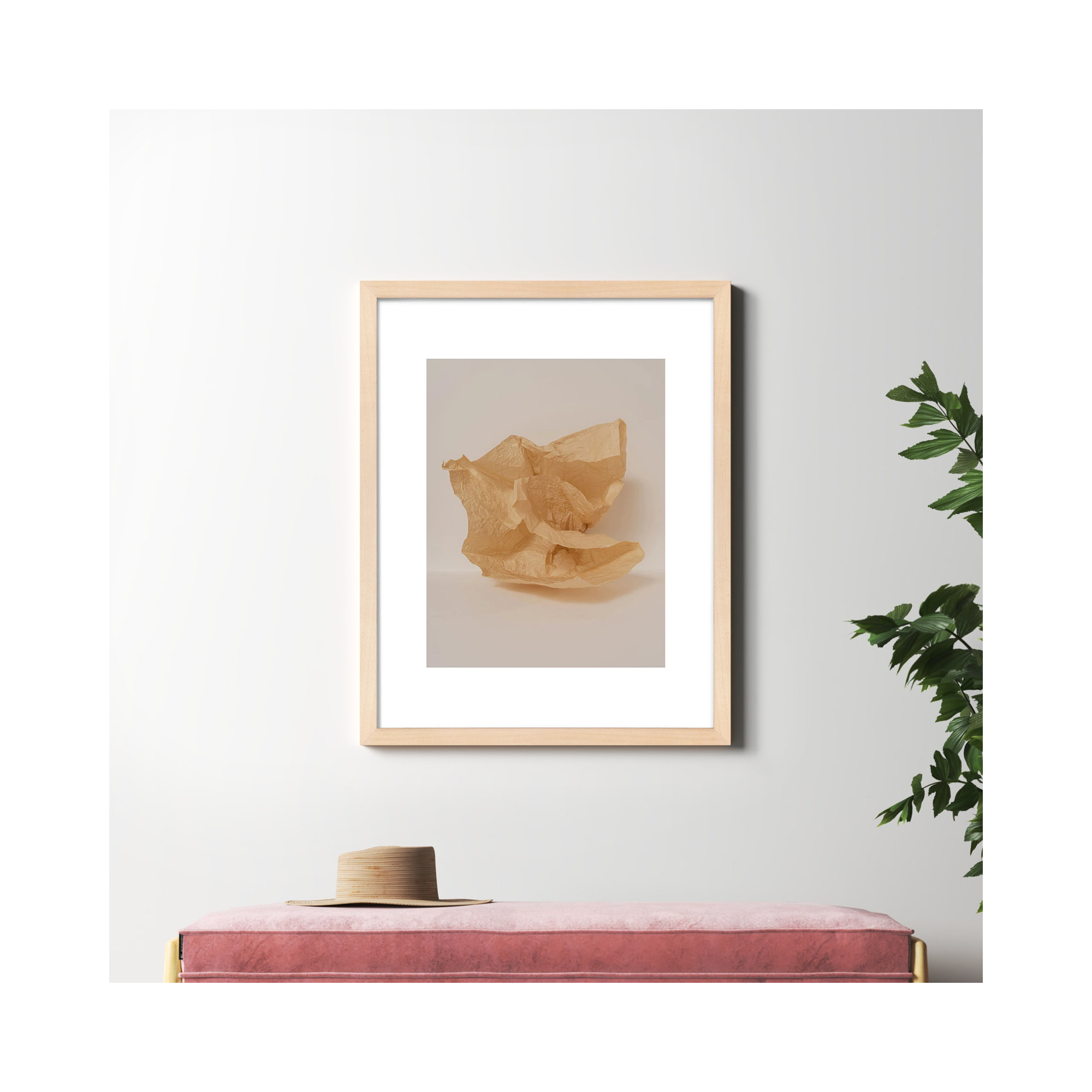 Unpackage 2 by Svetlana Smirnova, 38" H x 30" W x 1.25" D, Maple