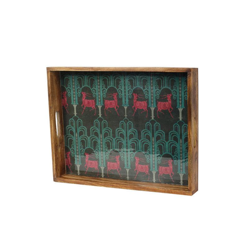Jocylin Wood Tray - Set of 3