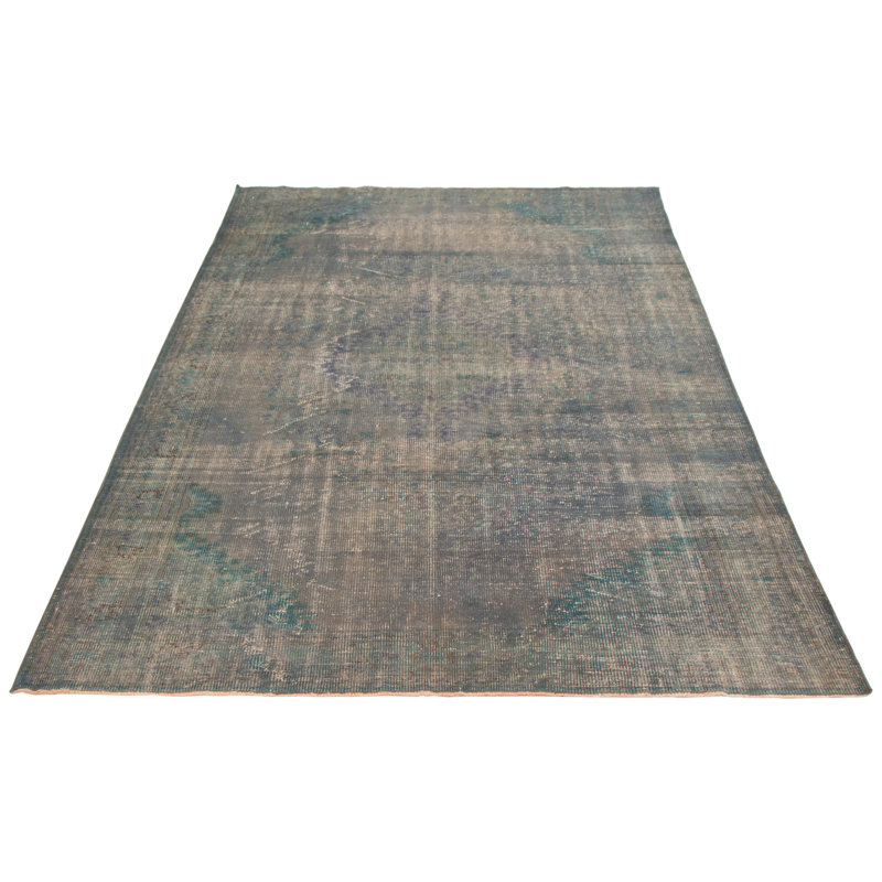 Obra One-of-a-Kind 7' X 10'7" 2000s Wool Area Rug in Light Denim Blue