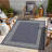Sunshine Blue Indoor/Outdoor Area Rug-515444535