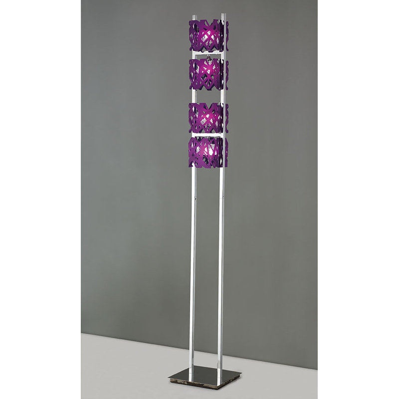 Waloo 162cm Novelty Floor Lamp, Purple
