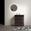 Dav 30.09'' Single Bathroom Vanity with Manufactured Wood Top-526001648-526001649