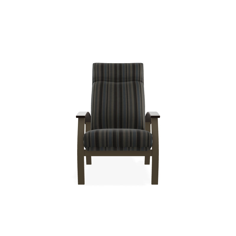 Chaise de patio inclinable avec coussins Askar, Aperçu de nuage, Bois de plage texturé, Kona P10