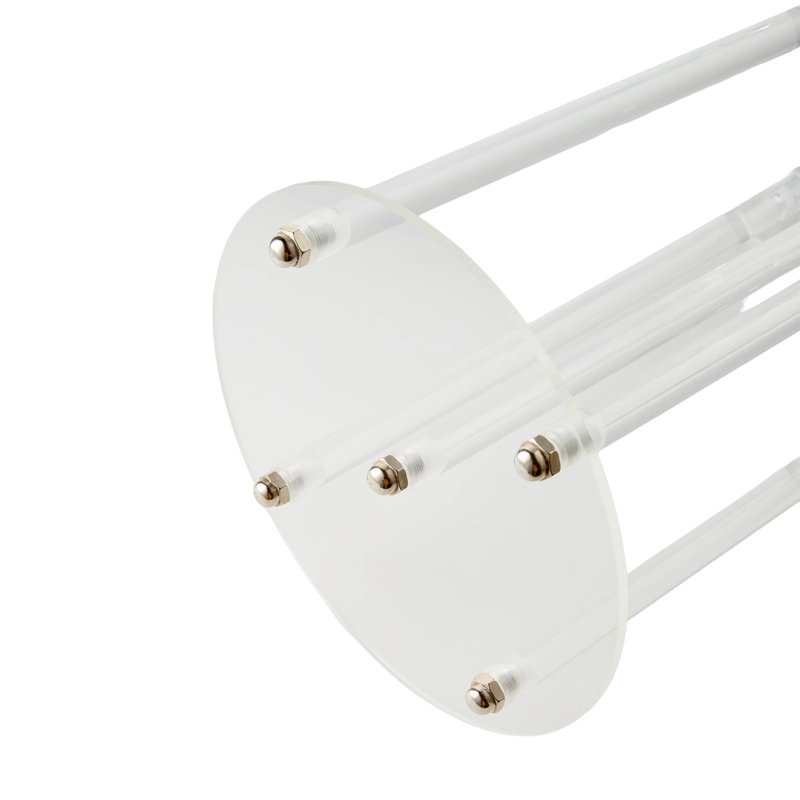 Acrylic Candelabra, 66cm H x 22cm W x 22cm D