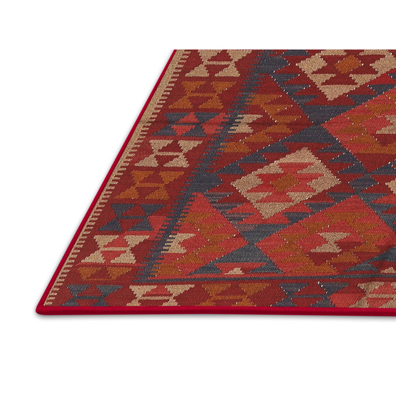 Tapis rouge en laine, Rectangle 8 pi x 10 pi