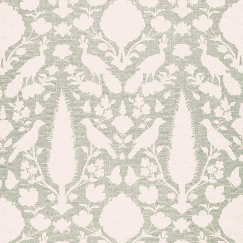 Chenonceau Fabric, Aquamarine