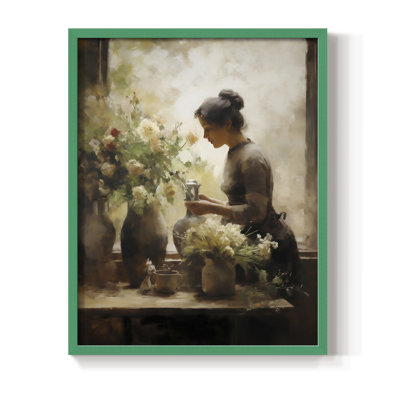 Reproduction encadrée WOMEN Series CDXII - bois massif