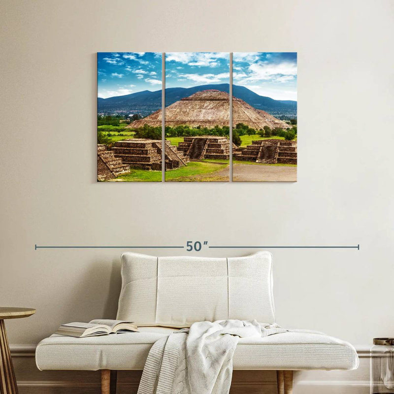 Lilie Aztec Pyramid, 24" H x 38" W
