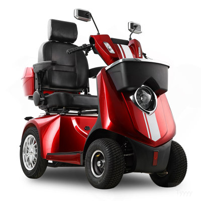 Scooters de mobilité pour personnes âgées 500Lbs Capacité 1000W Chariot de mobilité électrique tout-terrain Scooter de mobilité robuste