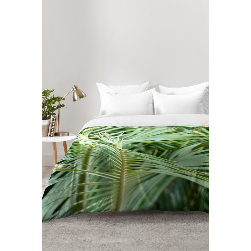 Ensemble d'édredon Whispered Fronds, Édredon pour très grand lit + 2 très grandes ta