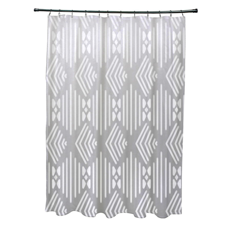 Floral Shower Curtain, Rain Cloud