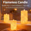 Flameless Candle with Acrylonitrile Butadiene Styrene Holder