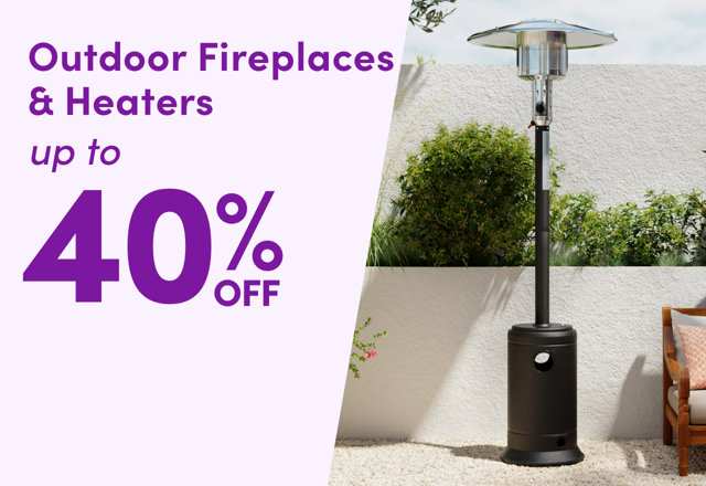 Outdoor Fireplace & Heater Sale