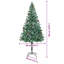 5.91' H Lighted Artificial Christmas Tree