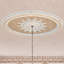 Médaillon de plafond ovale lustre Blanco