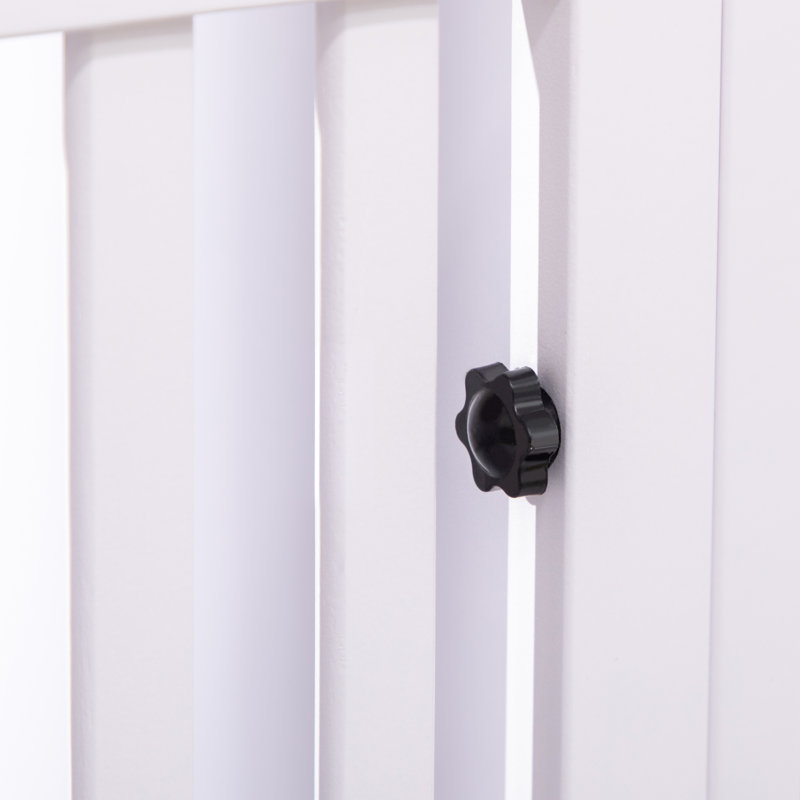 Boîte de mise-bas en bois pour chiens de toutes tailles, 81 po x 39 po x 20 po, blanc