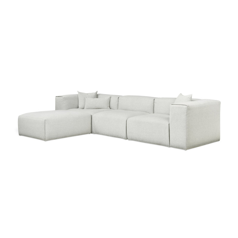 Canapé modulaire 4 pièces Nest, Boule de brouillard