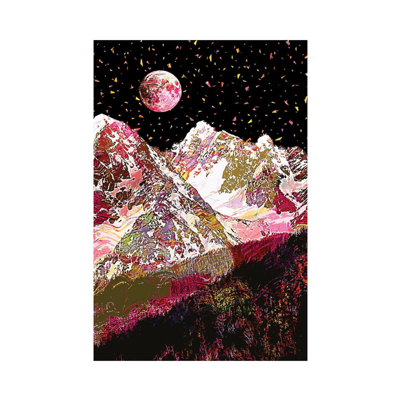 Full Moon XVI by Gab Fernando - Wrapped Canvas Print, 20.32 cm H x 30.48 cm W