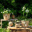 Daisy Garden Cement Planter-37506837