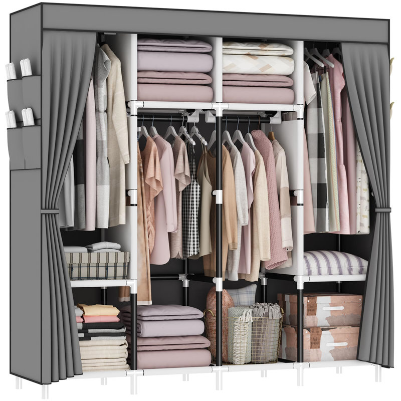 165cm Portable Wardrobe