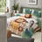 Safari Bedding Sets, Full Queen Microfiber Comforter Set with Lion Pillow