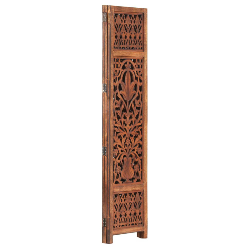 Weeden 120cm W x 165cm H 3 - Panel Solid Wood Folding Room Divider