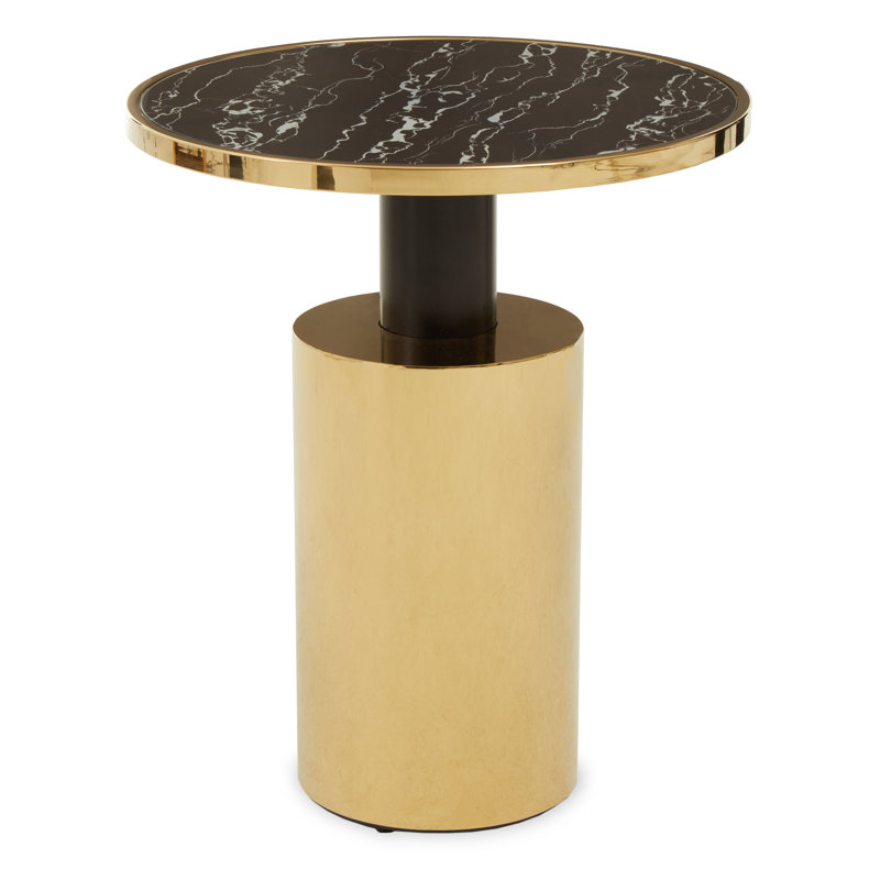 Bhodi Glass Top End Table