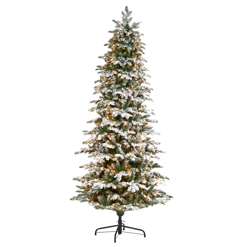 Lighted Artificial Christmas Tree, 8' H