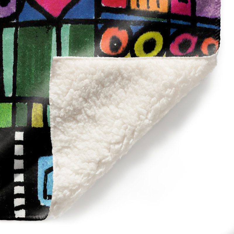 Hand Woven Throw Blanket, 51" x 60"