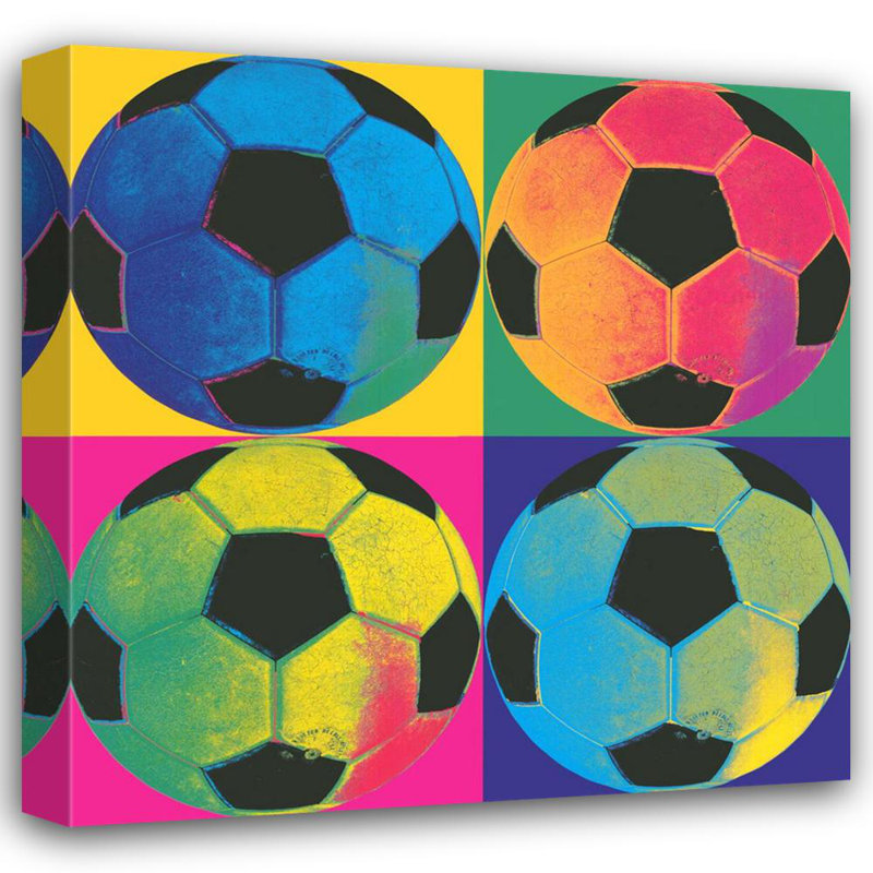 Soccer Ball Four, 28" H x 28" W