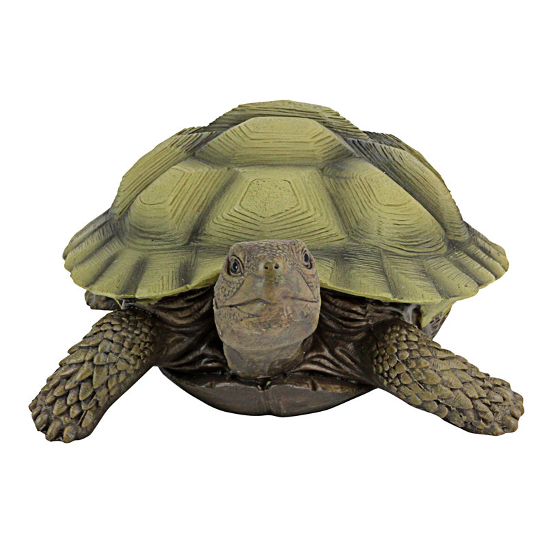 Statue de Gilbert, la tortue-boîte