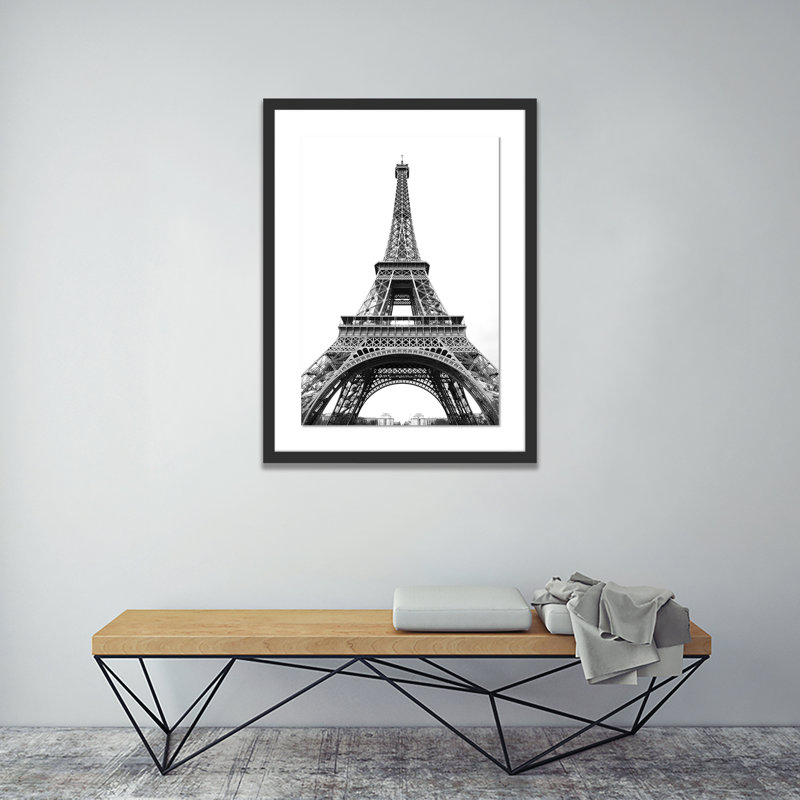 Eiffel Tower I Print by Erica Singleton, Black, 40" H x 29" W x 2.5" D