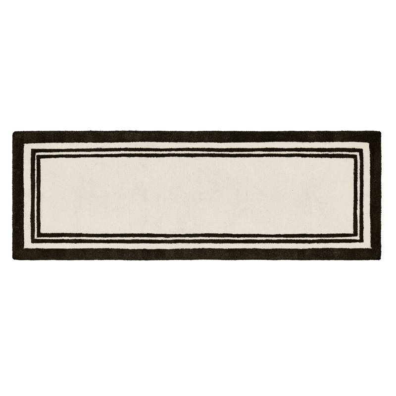 Benzley Wool Hand Woven Area Rug, Runner 67 x 200cm