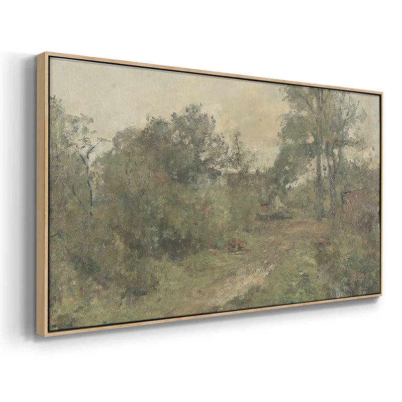 Paysage, série DC DCX, toile tendue avec châssis, prête à être accrochée, H 17 po x l 33 po, Naturel