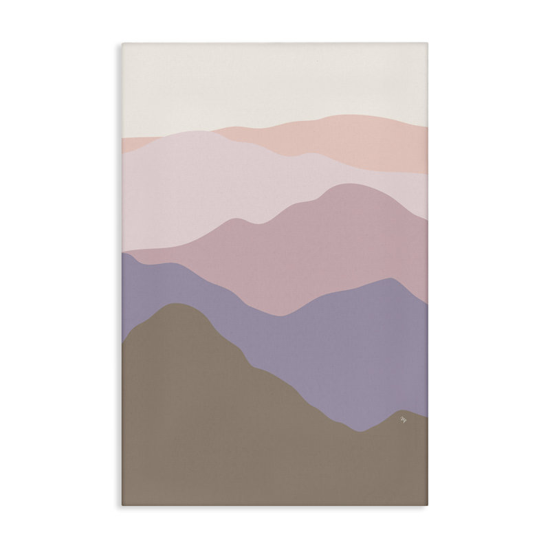 Toile subtile «Pastel Hills» par Martina Pavlova, H 36 po x l 24 po