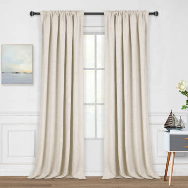ralph lauren blackout curtains linen herringbone